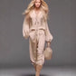 French-style Chic Yet Mature Casual Long-sleeve Top And Pants Set
