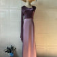 Elegant One Shoulder Hooded Dress