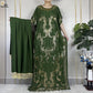 New Summer Abaya For Women Casual Short Sleeve Soft Cotton Dress Dubai Kaftan Loose Lady Maxi Islam African Dress With Big Scarf