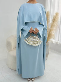 Muslim Dresses Women's Traditional Dresses And Abayas Eid Dubai Evening Dress Pearl Beaded Luxurious Robe Islamic Clothing