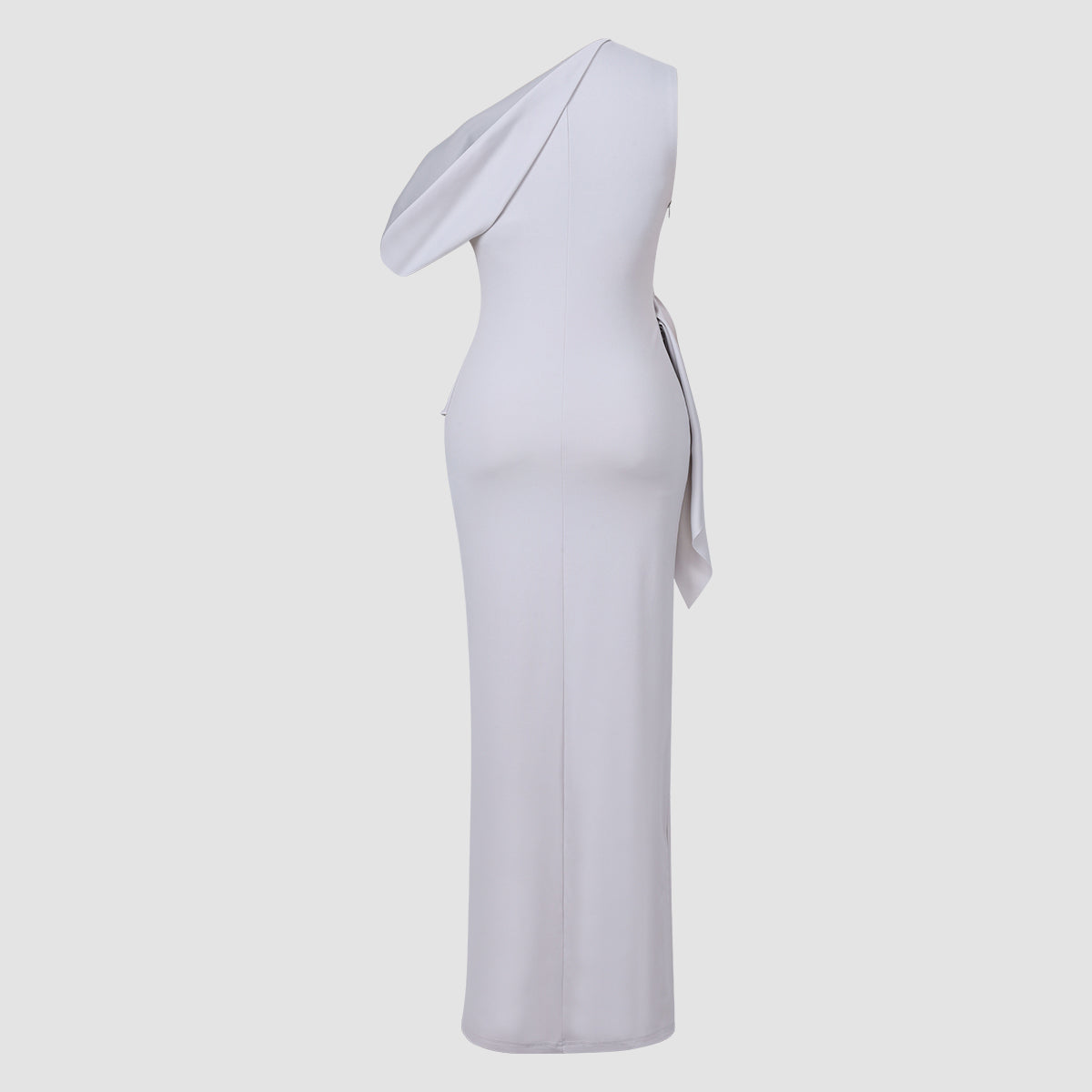 Solid Color Off-Shoulder Sleeveless Maxi Dress