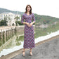 V-Neck Wrap Bodycon Long Dress