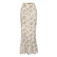 Printed Sexy Tight Double-layer Mermaid Maxi Dress