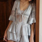 Silk satin nightgown feminine ice silk bathrobe
