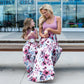 Printed maxi dress