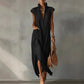Womens Summer Sleeveless V-Neck Dress