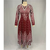 Long sleeve maxi dress