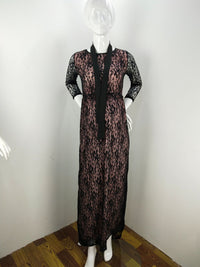 Off-shoulder maxi dress