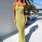 Y2g Sexy Style Lace Hollow-out Maxi Dress Women