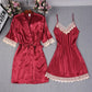 European and American new style cuff lace nightgown suspender skirt sexy suit