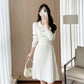 French Style Knitted A-Line Dress