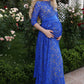 Off-shoulder maxi dress