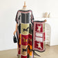 Elegant Printed Silk African Shawl Summer Fashion Long Hijab Kaftan Dress Oversize Muslim Lady Kuwait Abaya Scarf for Women