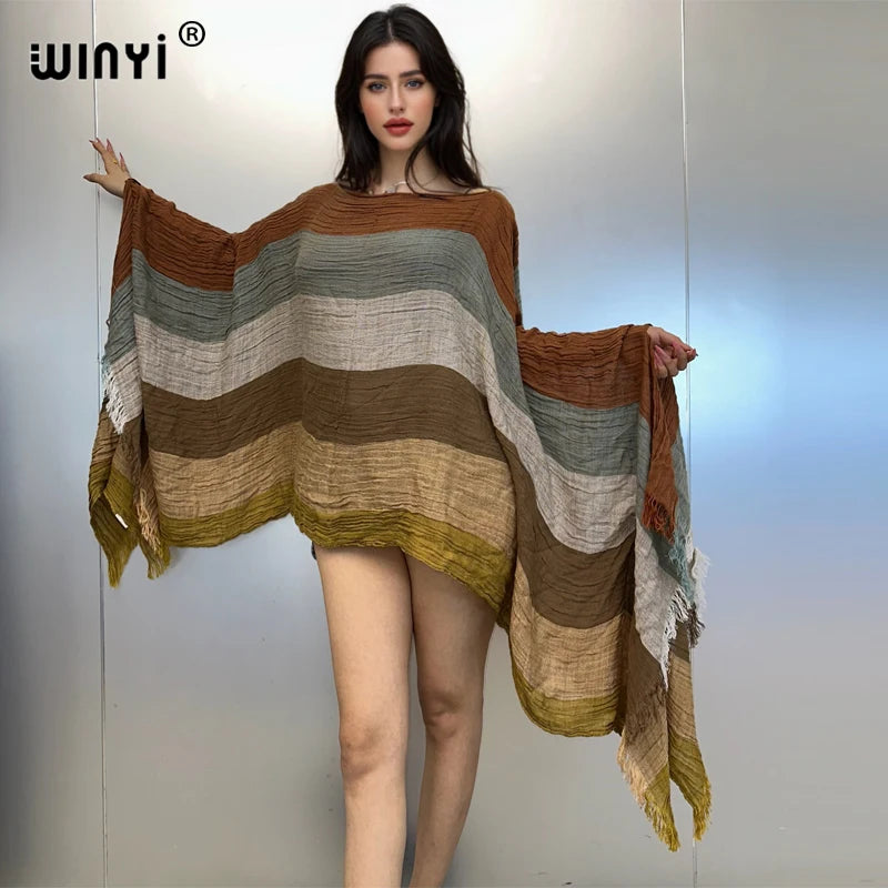 WINYI Evening dress Beachwear sexy dress elegant beach cover up kaftan dresses womens abaya dubai luxury muslim woman