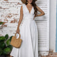 Women's Maxi Deep V-neck Sleeveless Dress