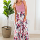 Printed maxi dress