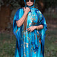 African Dresses For Women Plus Size Summer Boho Silk Printed Muslim Hijab Kaftan Dress Middle East Traditional Lady beach Abaya
