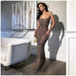 Leopard-print Strap Beach Maxi Dress