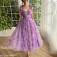 Elegant Spaghetti Strap Party Dress