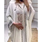 ALFO Muslim Dress for Women Hooded Abaya 2 Piece Set Diamond Jalabiya Morocco Party Dresses Dubai Abayas Kaftan Vestido Long Robe