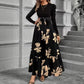 Womens New Arrival Elegant Long-Sleeve Maxi Dress