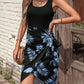 Tropical Printing Maxi Dress