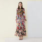 Printed dress maxi