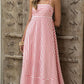 Summer Striped Printed Maxi Dress For Women