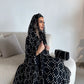 Eid Jalabiya Polka Dot Abaya Dubai Kaftan Muslim Woman Hijab Dress Kebaya Caftan Marocain Femme Robe Islam Clothing Ramadan Gown