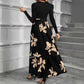 Womens New Arrival Elegant Long-Sleeve Maxi Dress