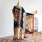 Women's Long Shawl Dubai Fashion MUMU Design Silk Soft Summer Beach Party Dress Accessory Loose Fit African Abaya MOOMOO