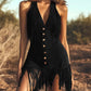 Sexy Tassel Knit Beach Dress