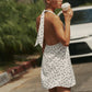 Polka Dot Bodycon Halter Dress