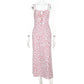 Summer French-style Sassy Backless Maxi Dress