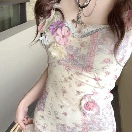 Women's Suspender Seaside Vacation Alluring Bodycon Fishtail Maxi Dress