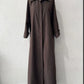 Eid Muslim Women Abaya Trench Coat Single Breasted Lapel Overcoat Ramadan Morocco Dubai Windbreaker Arab Casual Long Outerwear