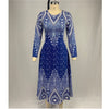 Long sleeve maxi dress