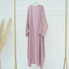 Fashion Shiny Abayas for Women Muslim Kimono Open Cardigan Dubai Kaftan Turkey Robe Arab Kebaya Islam Clothing Ramadan Eid Dress
