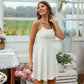 Sweet Waist-cinching Strappy Maxi Dress For Women