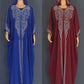 ALFO Muslim Dress for Women Hooded Abaya 2 Piece Set Diamond Jalabiya Morocco Party Dresses Dubai Abayas Kaftan Vestido Long Robe