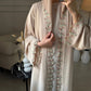 Eid Dress Cardigan Abaya Women Lace Dresses Jalabiya Muslim Vestidos Morocco Dubai Abayas Arab Long Robe Kaftan Islam Ramadan