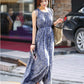 Sleeveless Floral Dress Maxi Dress