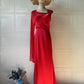 Elegant One Shoulder Hooded Dress