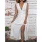 Women's Maxi Deep V-neck Sleeveless Dress