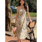 Printed Strap Maxi Dress For Women