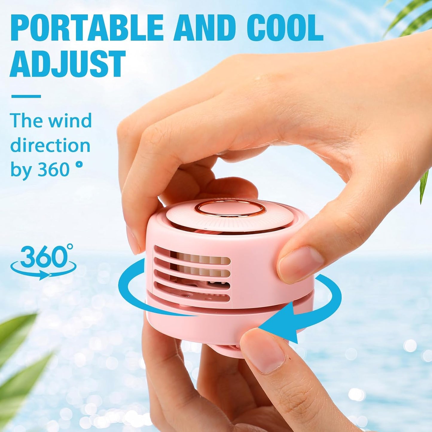 Discreet Bladeless Personal Cooling Set