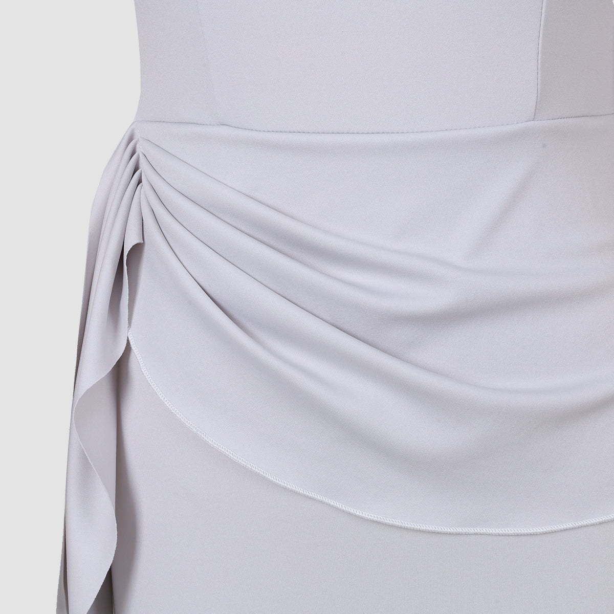 Solid Color Off-Shoulder Sleeveless Maxi Dress