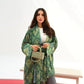 Arabic Robe Printed Coat Cape Fashion Middle Eastern Women's Abaya with Headscarf
