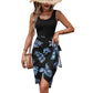 Tropical Printing Maxi Dress