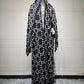 Eid Jalabiya Polka Dot Abaya Dubai Kaftan Muslim Woman Hijab Dress Kebaya Caftan Marocain Femme Robe Islam Clothing Ramadan Gown